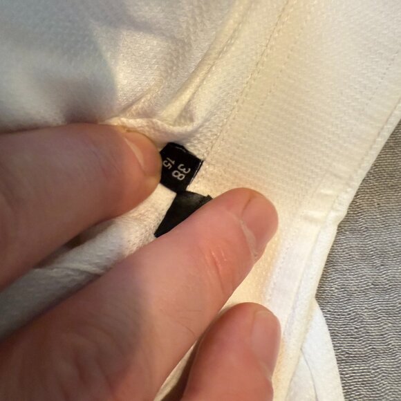 Boss Hugo Boss white slim fit dress shirt - size 15 - Picture 6 of 8